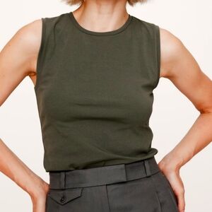 Banana Republic Refinned Cotton Tank - Small